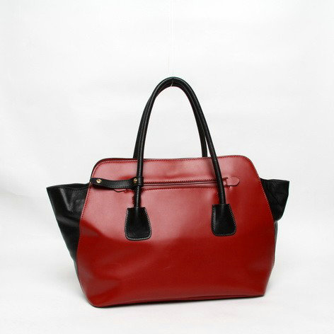 2014 Prada Original Soft Calfskin Tote Bag BN2673 darkred